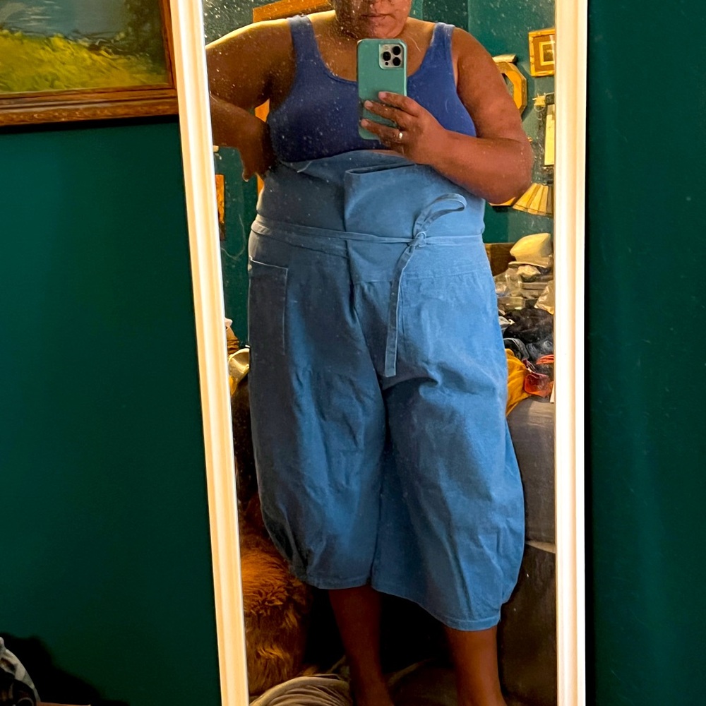 State the Label Wrap Pants in Aussie blue, sz XL OPEN TO OFFERS!